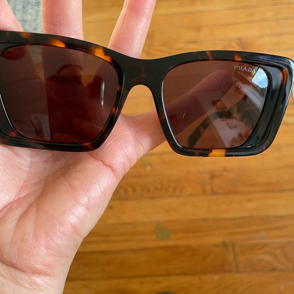 Prada Havana Honey Butterfly Sunglasses - Picture 9 of 9